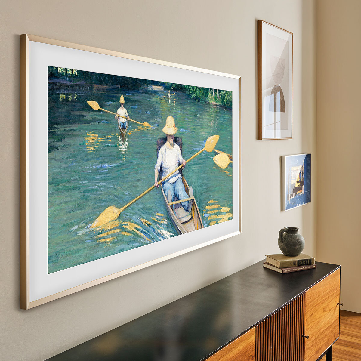 Samsung 85 Inch The Frame QLED 4K Smart TV QA85LS03DAWXXY [2024] hero image