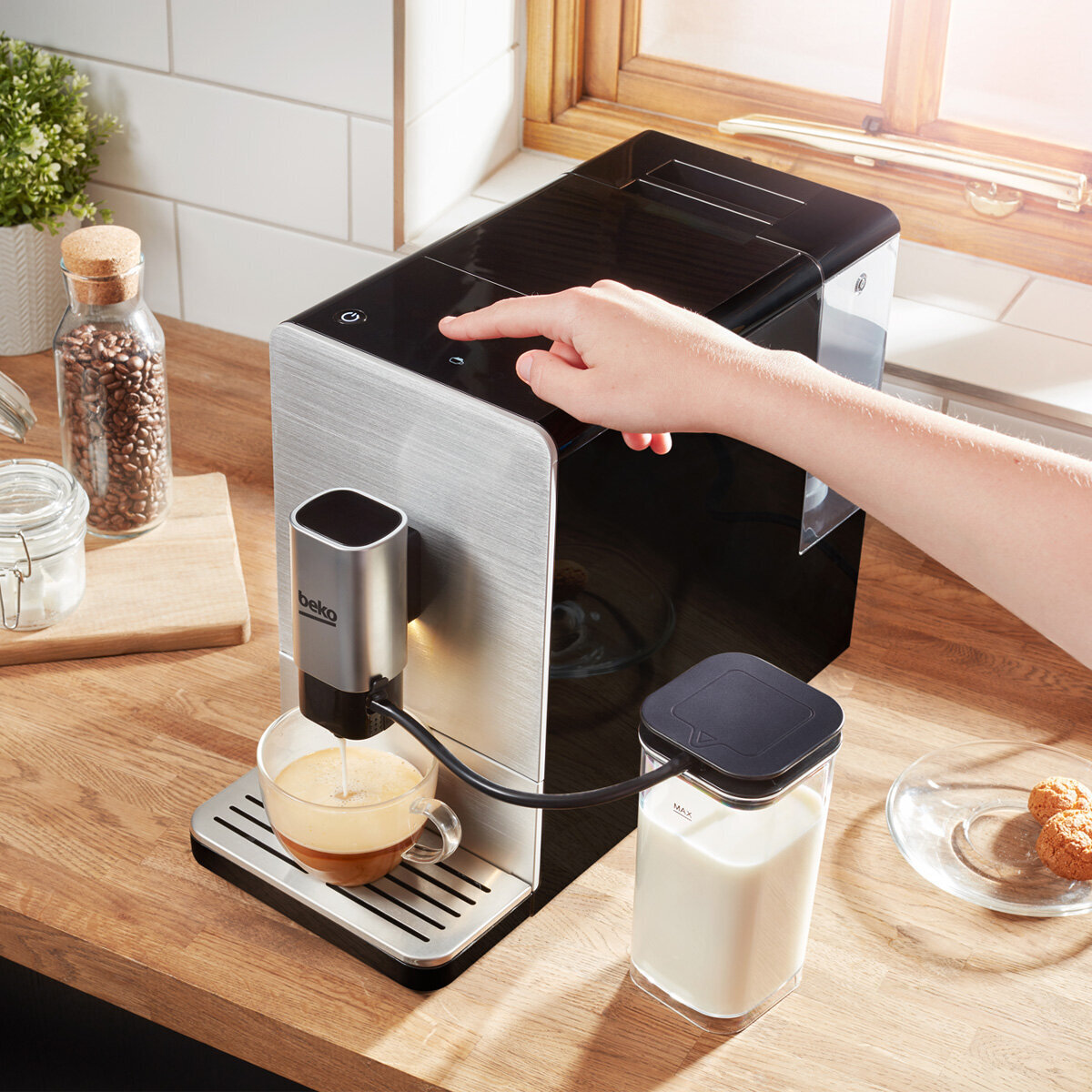 Beko Automatic Espresso Coffee Machine CEG5331X Appliances Online