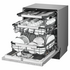 LG 15 Place QuadWash Built Under Dishwasher in Brushed Steel Finish with TrueSteam XD3A25UNS image NaN