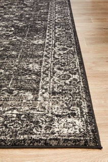 Rug Culture Evoke Large Charcoal Rug 290X200CM - EVO-252-CHAR-290X200 hero image
