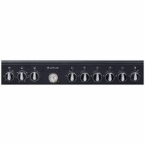 Artusi 90cm Dual Fuel Freestanding Oven Matte Black AFGR935B hero image