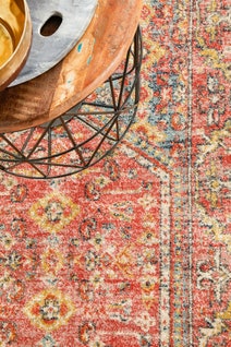 Rug Culture Legacy Large Multi-coloured Rug 400X80CM - LEG-856-CRIM-400X80 hero image