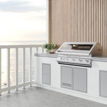 Beefeater Outdoor Kitchen Single Cupboard Door and Propane Drawer BOC2060SA hero image