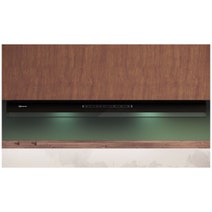 Neff 90cm N 90 Integrated Rangehood Clear glass black printed Matt Black D99XET2S5 hero image