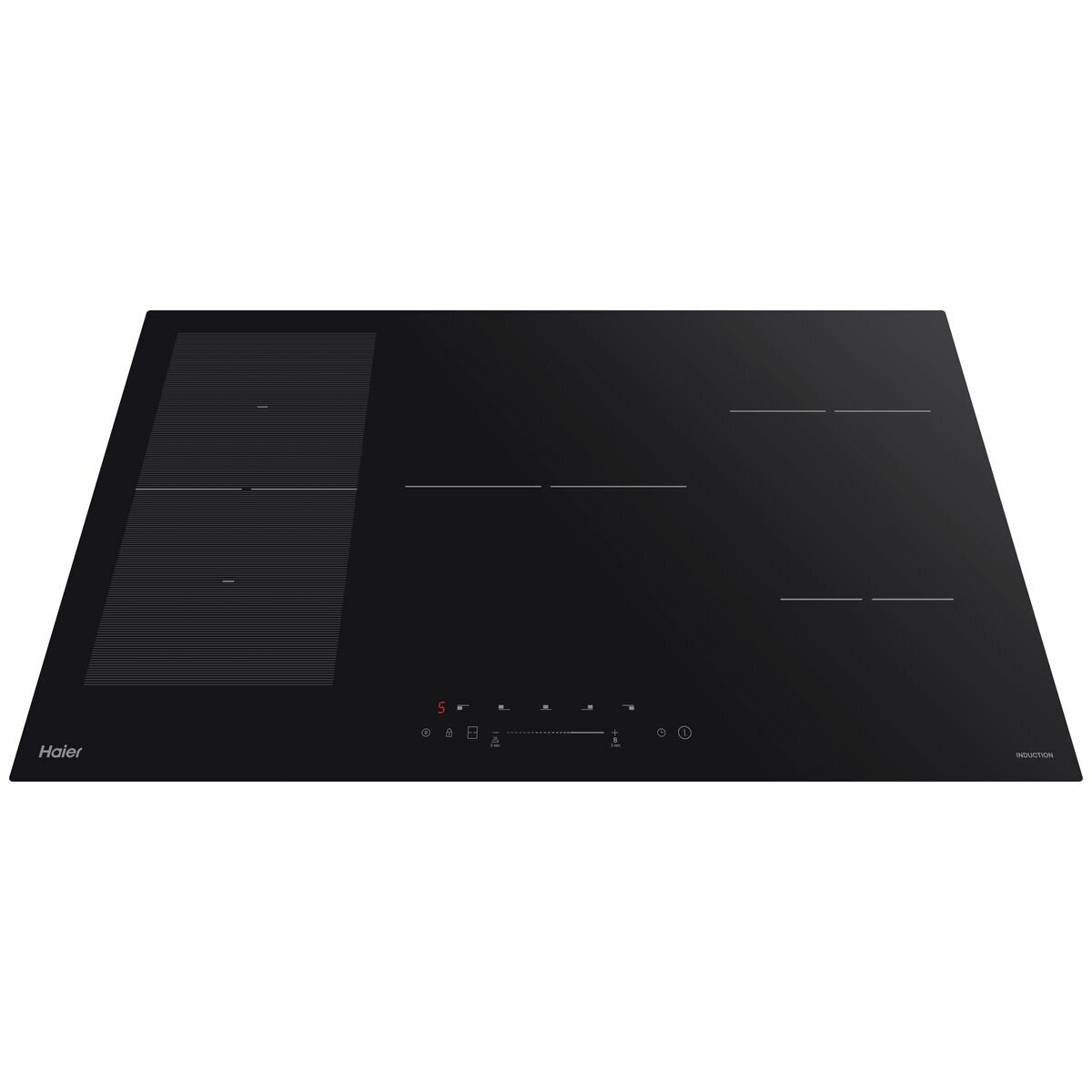 Haier 90cm Induction Cooktop Five Zones with Flexi Zone HCI905FTB3 hero image