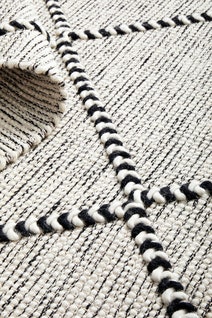 Rug Culture Maison Large Black & Off White Rug 280X190CM - MSN-JASMIN-280X190 hero image