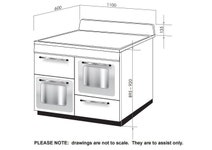 Smeg 110cm Victoria Aesthetic Dual Fuel Freestanding Oven/Stove TRA4110BL hero image