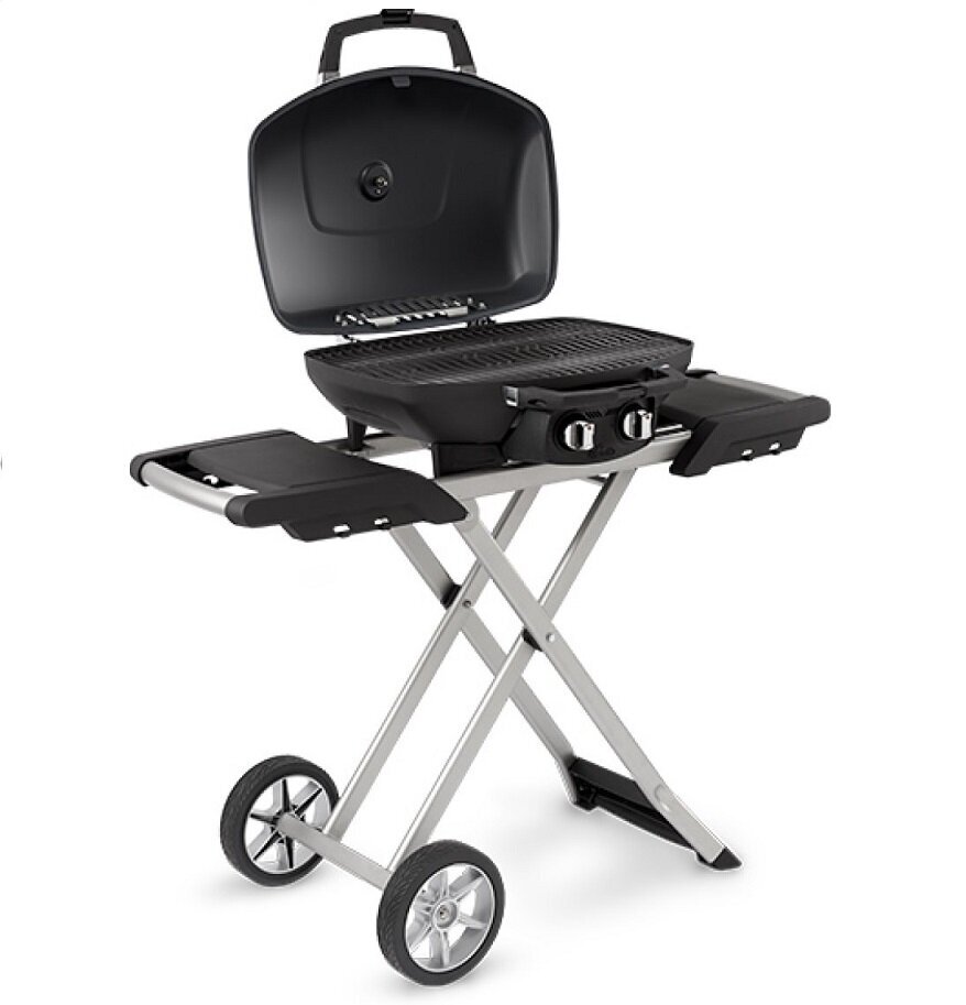 Napoleon PRO285-X-BK-AU Scissor Cart Travel Q Pro High Lid LPG Portable BBQ hero image