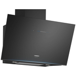 Siemens iQ700 90cm Inclined Canopy Rangehood Gloss Black LC91KLT65 hero image