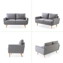 Zinus 2 Seater York Sofa Grey AU-USSTD2ZC-59G hero image