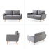 Zinus 2 Seater York Sofa Grey AU-USSTD2ZC-59G image NaN