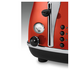 Delonghi CTO2003R Icona 2 Slice Toaster Red image NaN
