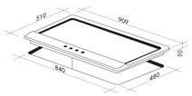 Artusi 90cm Maximus Series Stainless Steel Cooktop AGH90XFFD hero image