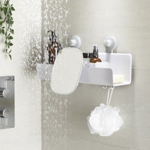 Joseph Joseph EasyStore Large Shower Caddy with Removable Mirror 70548 hero image