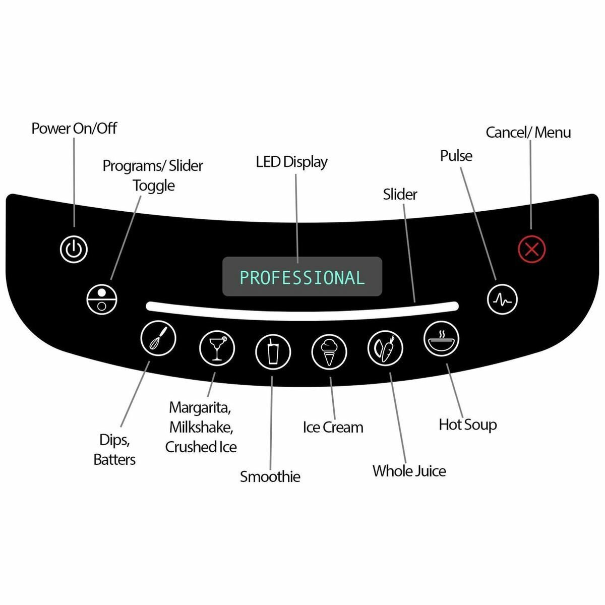 Blendtec Professional 800 Blender with BPA-Free WildSide+ Jar Black P800D3501 hero image