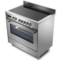 DeLonghi 90cm Deluxe Freestanding Induction Cooker Stainless Steel DEF1407INDSS hero image
