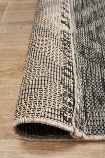 Rug Culture Terrace Large Black Rug 400X80CM - TER-5504-BLK-400X80 hero image