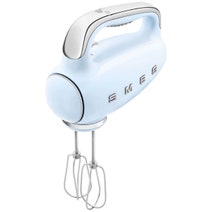Smeg 50s Retro Style Hand Mixer Pastel Blue HMF01PBAU hero image