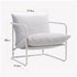 Zinus Outdoor Chair Stainless Steel Water Resistant Grey AU-USHSH5ZC-31L image NaN
