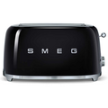 Smeg 50s Retro Style 4 Slice Toaster Black TSF02BLAU