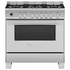 Fisher & Paykel Series 9 90cm Classic Style Freestanding Dual Fuel Pyrolytic Cooker Stainless Steel OR90SCG6X1 image NaN