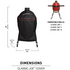 Kamado Joe Grill Cover - Classic Joe KJ-GC23BWFS image NaN
