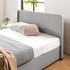Zinus Maddon Double Upholstered Gas Lift Bed Frame Light Grey AU-FPPST1-12D image NaN