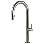 Rogerseller Myhill Sink Mixer with Pull Out Spray - Brushed Nickel 3606012607 hero image