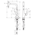 Hansgrohe Talis Select M51 300 1jet Kitchen Mixer Pull Out Tap - Chrome 72821003 image NaN