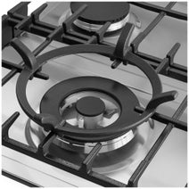 Omega 70cm Natural Gas Cooktop with Wok Burner Stainless Steel OCG705WX hero image
