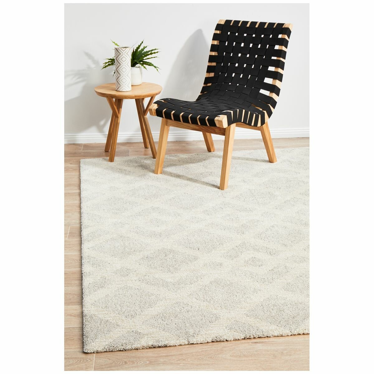 Rug Culture Alpine Medium Rug 230x160 Silver and White ALP-844-SIL-230160 hero image