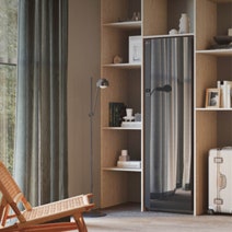 LG TrueSteam Styler Five Garment Drying Cabinet and Steamer Mirror Black SC5MBH hero image
