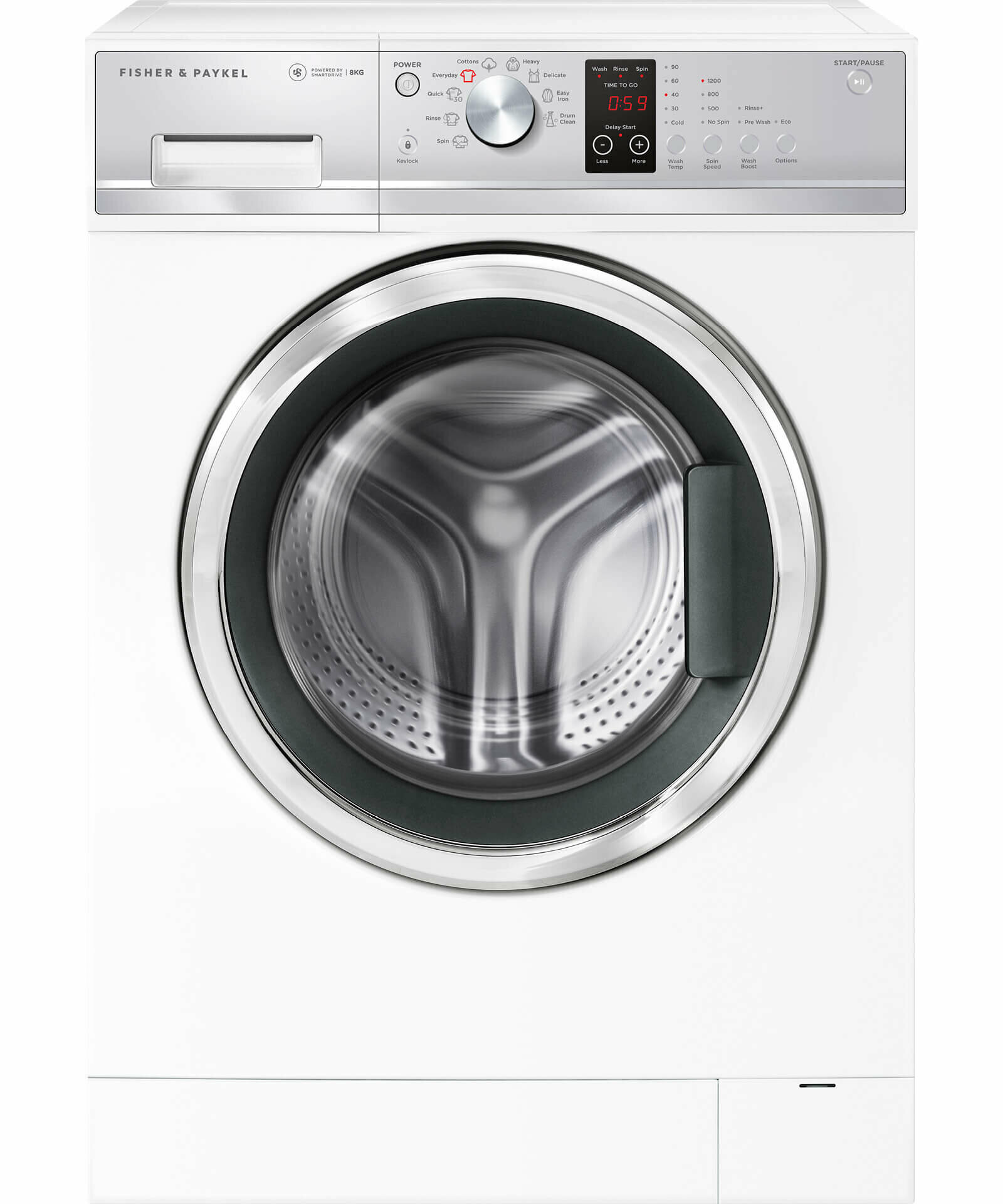 Fisher & Paykel Series 3 8kg Front Loader Washer & Series 5 7kg Vented Dryer Laundry Package WH8060J3DE7060G2 hero image