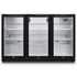 Husky 307L Triple Glass Door Bar Fridge HUS-C3-840-BLK image NaN