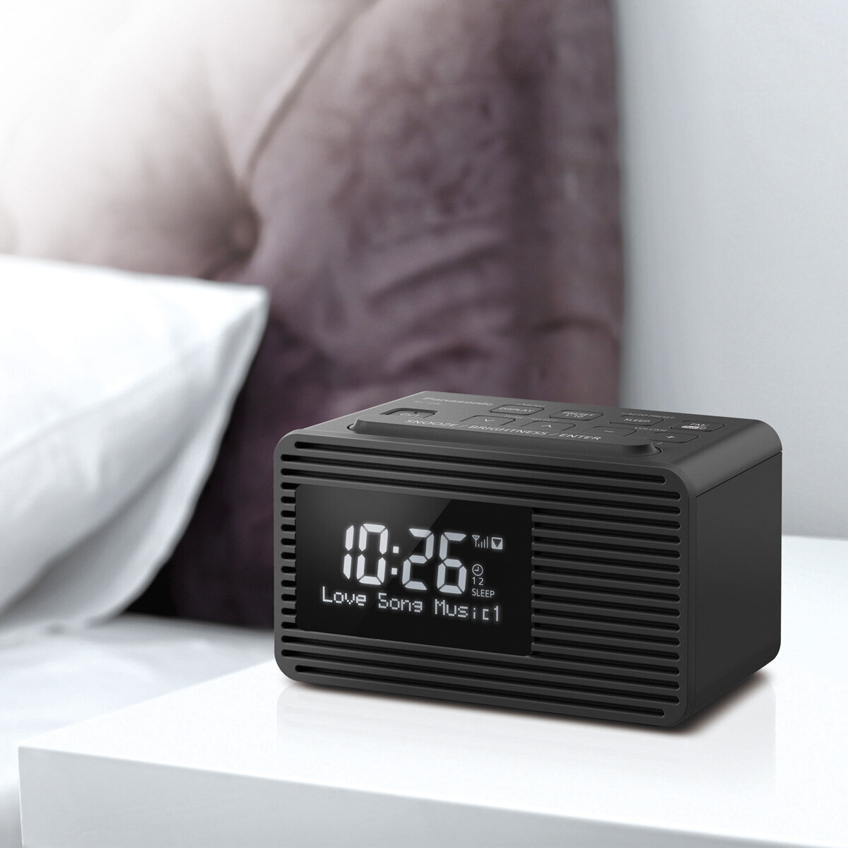 Panasonic DAB+ FM Clock Radio RC-D8GN-K hero image