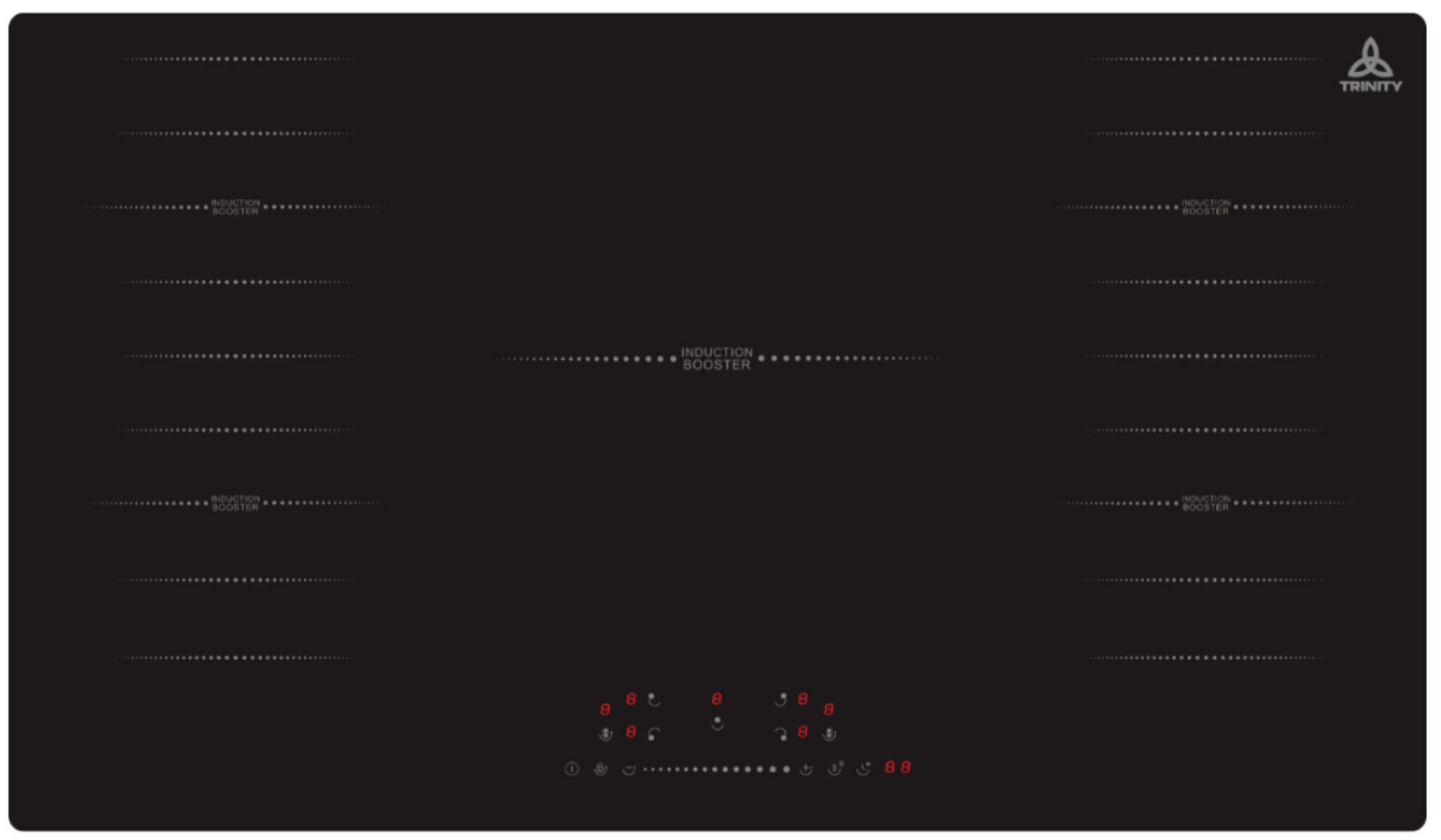 Trinity 90cm 5 Zone Touch Control Induction Cooktop TRI905 hero image