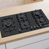 Bosch 90cm Series 6 Gas Cooktop Black Tempered Glass PPS9A6B91A image NaN