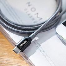Anker A8168HA1 PowerLine+ .9m USB-C to USB-A 3.0 Cable with Pouch hero image