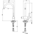 Gessi 13183 Oxygene Kitchen Mixer image NaN