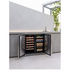 Bosston 180L Double Door Beer and Wine Alfresco Fridge BOS180W2D image NaN