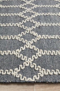 Rug Culture Hudson Large Blue Rug 280X190CM - HUD-805-BLU-280X190 hero image