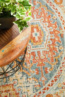 Rug Culture Legacy Medium Multi-coloured Rug 200X200CM - LEG-853-BLUE-200200 hero image