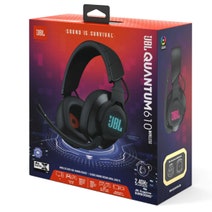 JBL Quantum 610 Wireless Over Ear Gaming Headset JBLQUANTUM610BLK hero image