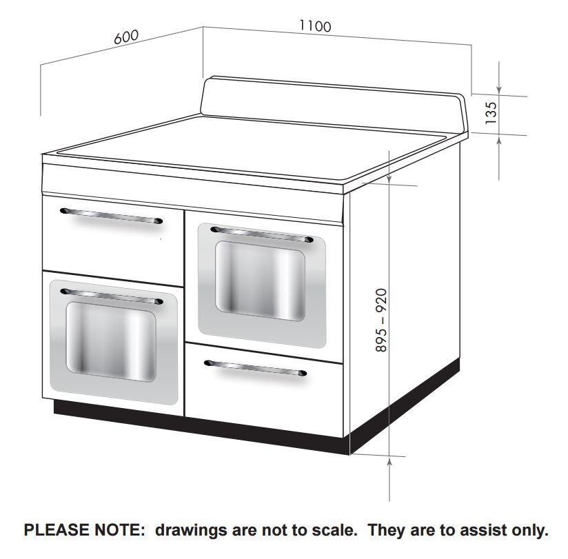 Smeg 110cm Victoria Aesthetic Freestanding Dual Fuel Oven/Stove TRA4110P hero image