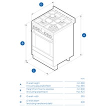 Haier 60cm 500 Series Dual Fuel Freestanding Cooker Stainless Steel HOR60S11MSX2 hero image