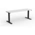 OLG Agile Fixed Single Desk 1800x600 White Worktop with Black Frame OG_AGFSSD186B_W image NaN