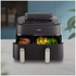Philips 5000 Series 9L Dual Basket Airfryer XXL Steam Black NA551-00 image NaN