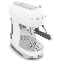 Smeg 50s Style Espresso Coffee Machine White ECF02WHAU hero image