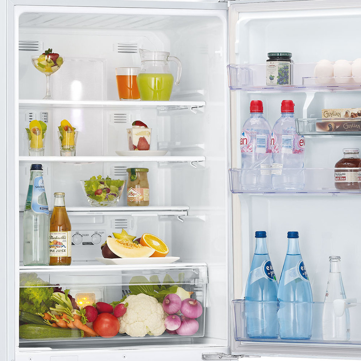 Mitsubishi MR-BF325EK-W-A 325L Bottom Mount Fridge hero image