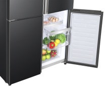 Haier 628L Quad Door Frost Free Fridge Black HRF700YCX hero image